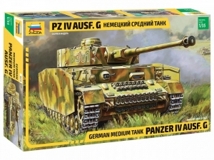 Medium tank Panzer IV Ausf.G model Zvezda 3674 in 1-35