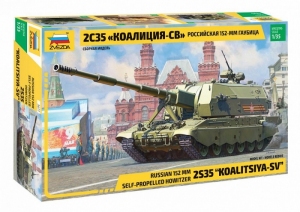 Self-Propelled Howitzer 2S35 Koalitsiya SV model Zvezda 3677