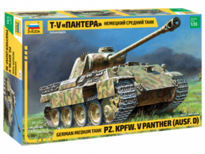 Zvezda 3678 Pz.Kpfv.V Panther Ausf.D 1/35