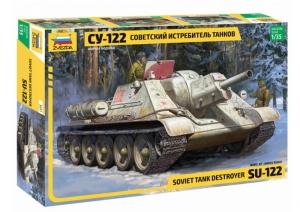 Soviet Tank Destroyer SU-122 model Zvezda 3691