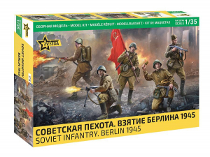 Zvezda 3718 Soviet Infantry - Berlin 1945 1/35 