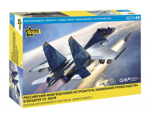 Zvezda 4808 SU-30SM Flanker H Russian Air Superiority Fighter 1/48