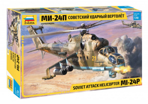 Zvezda 4812 Mi-24P Soviet Attack Helicopter 1/48