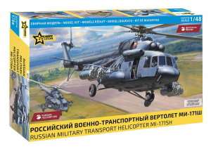 Zvezda 4835 Mi-171SH Rusian Military Transport Helicopter 1/48