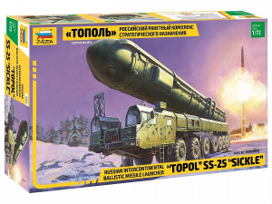 Ballistic Missile Launcher Topol SS-25 Sickle in scale 1-35