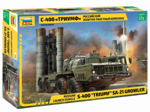 S-400 Triumf SA-21 Growler model Zvezda 5068 in 1-72