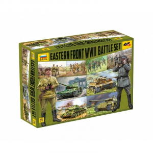 Zvezda 5203 Zestaw bitewny Front wschodni WWII skala 1-72