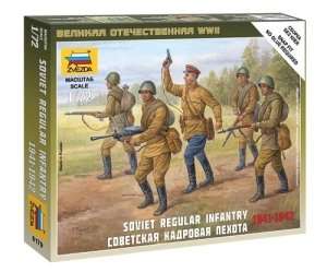 Zvezda 6179 Soviet Regular Infantry 1941-1942 