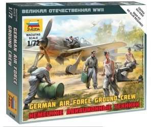 Zvezda 6188 German Air Force Ground Crew 1/72