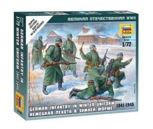 Zvezda 6198 German Infantry (winter uniform) 1/72 