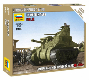 Zvezda 6264 M3 Lee US Medium Tank 1/100