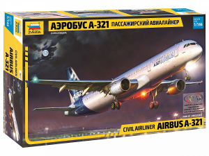 Zvezda 7017 Airbus A-321 samolot pasażerski