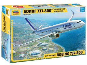 Zvezda 7019 Civil Airliner Boeing 737-800 in scale 1-144