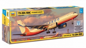 Cargo Airplane Tu-204-100C model Zvezda in 1-144