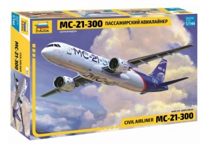 Civil Airliner MC-21-300 model Zvezda 7033 in 1-144