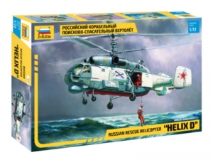 Russian rescue helicopter Helix D model Zvezda 7247