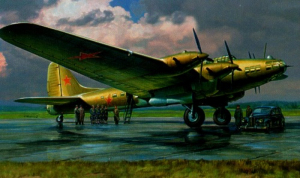Petlyakov PE-8 ON model Zvezda 7280 in 1-72