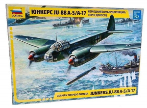 Junkers Ju-88 A-5/A-17 model Zvezda 7284 in 1-72