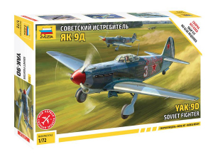 Zvezda 7313 Yakovlev Yak-9D Soviet Fighter 1/72