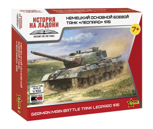 Zvezda 7432 Leopard 1A5 German Main Battle Tank 1/100