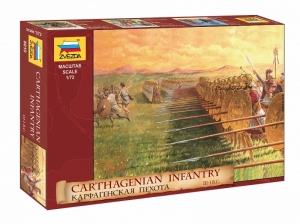 Carthagenian Infantry Zvezda 8010 in 1-72