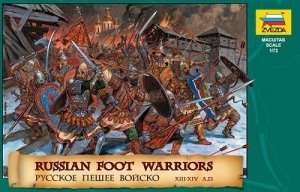 Zvezda 8062 RUSSIAN FOOT WARRIORS 13TH- 14TH CENTURY