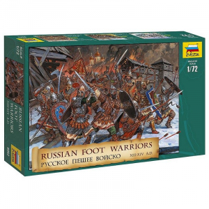 Zvezda 8062 RUSSIAN FOOT WARRIORS 13TH- 14TH CENTURY