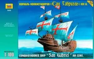 Zvezda 9008 Conquistadores Ship XVI Century