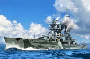 Italian Heavy Cruiser Gorizia model Trumpeter 05349 in 1-350 