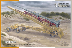 Special Armour 72028 Rheinbote - German WWII Tactical Ground To Ground V-4 Rocket with Launcher 1/72