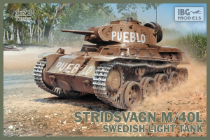 Model IBG 72036 Stridsvagn M/40L Swedish Light Tank 