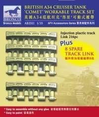 Model Bronco AB3511 A34 Comet Workable Truck Link Set