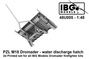 IBG 48U005 PZL M18 Dromader Water Discharge Hatch - 3D Printed Set 1/48
