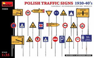 MiniArt 35664 Polish Traffic Signs 1930-40s 