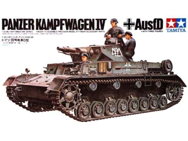 Niemiecki czołg Panzer IV wersja D, plastikowy model do sklejania Tamiya 35096 w skali 1:35.-image_Tamiya_35096_1