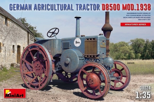 Agricultural Tractor with Cart, MiniArt 38055 (2022)