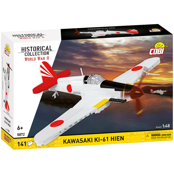Japoński myśliwiec Kawasaki Ki-61 Hien z klocków Cobi 5872