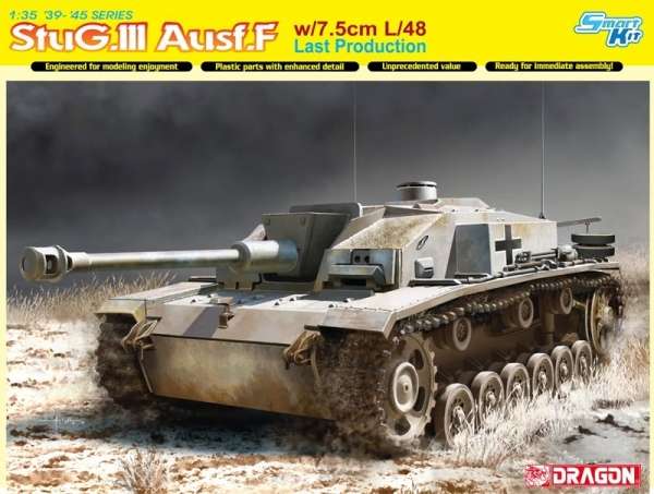 Niemieckie działo samobieżne StuG III Ausf.F, plastikowy model do sklejania Dragon 6756 w skali 1:35.-image_Dragon_6756_1