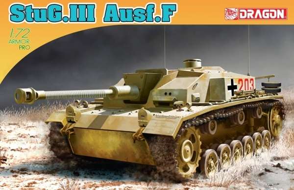 Niemieckie działo pancerne StuG.III Ausf.F , plastikowy model do sklejania Dragon 7286 w skali 1:72-image_Dragon_7286_1