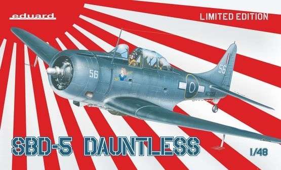 Modle do sklejania amerykańskiego bombowca zwiadowczego SBD-5 Dauntless, model w skali 1:48 Eduard 1165-image_Eduard_1165_1
