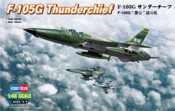 Plastikowy model Hobby Boss 80333 F-105G Thunderchief do sklejania - image_1-image_Hobby Boss_80333_1