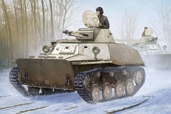 Russian T-40S Light Tank, model do sklejania lekkiego czołgu T40S model_hobby_boss_83826_image_1-image_Hobby Boss_83826_1