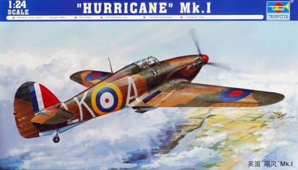 Opakowanie modelu Hurricane Mk.I w skali 1/24. Trumpeter numer 02414.-image_Trumpeter_02414_1