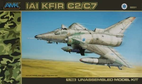 Izraelski myśliwiec Kfir C2/C7, plastikowy model do sklejania AMK 88001 w skali 1:48-image_AMK_88001_1
