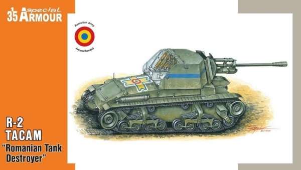 Rumuński niszczyciel czołgów R-2 TACAM , plastikowy model do sklejania Special Armour SA35003 w skali 1:35-image_Special Hobby_SA35003_1