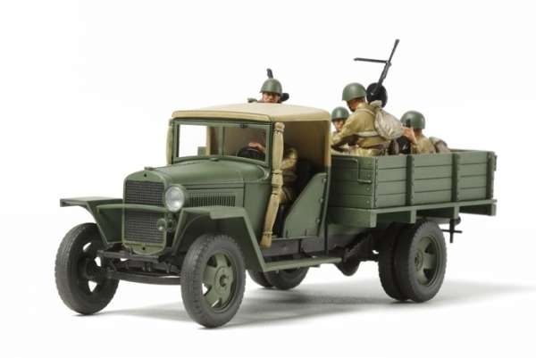 Radziecka ciężarówka wojskowa model 1941, plastikowy model do sklejania Tamiya 32577 w skali 1:48-image_Tamiya_32577_1
