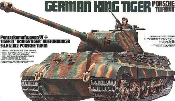 Plastikowy model do sklejania niemieckiego czołgu King Tiger Tamiya 35169.-image_Tamiya_35169_1