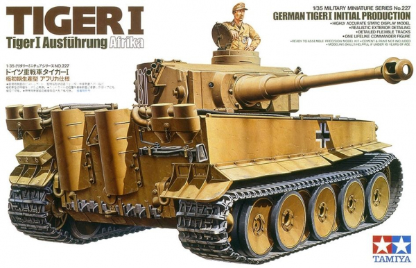 Niemiecki czołg Tiger I, plastikowy model do sklejania Tamiya 35227 w skali 1:35.-image_Tamiya_35227_1