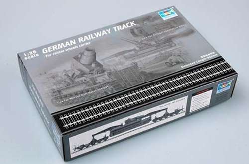 Niemieckie tory kolejowe , plastikowy model do sklejania Trumpeter 00213 w skali 1:35-image_Trumpeter_00213_1