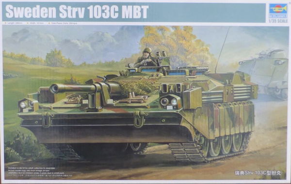 Model czołgu STRV 103C do sklejania, model Trumpeter 00310.-image_Trumpeter_00310_1